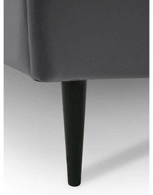 Sivá detská posteľ 120x200 cm Mercury – Scandic