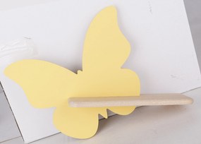 Candellux Nástenné svietidlo policové 5W, žltý motýľ 21-84873