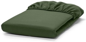 Napínacia posteľná plachta z mikrovlákna, zelená, nadmerná veľkosť