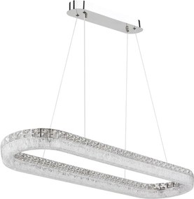 Globo 67387-40 - LED stmievateľný luster na lanku LAUREL 40W/230V číra+DO