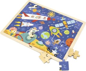 Puzzle na podstavci Viga 44586 48 dielikov - spoznávanie vesmíru