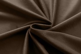 Hnedý zatemňovací záves VELVET 135x250 cm Zavesenie: Riasiaca páska