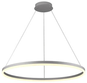 Brilagi -LED Stmievateľný luster na lanku CIRCLE LED/55W/230V 3000-6500K strieb.+DO