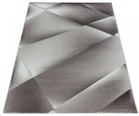 Koberec Costa geometria hnedý