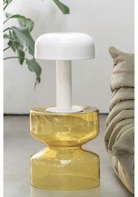 Sklenený okrúhly odkladací stolík ø 35 cm Doble – Leitmotiv