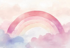Fototapeta - Pastelová dúha (147x102 cm)