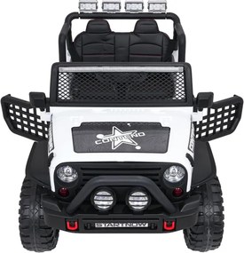Elektrické autíčko Jeep BEAST 4x4 biele