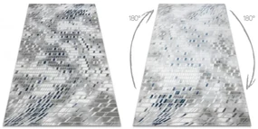 Koberec AKRYL VALS 8375 Geometricky, slonia kosť / sivý