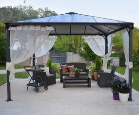 Moderný kovový záhradný altánok Palermo 3,6 x 3,6 m Palram - Canopia