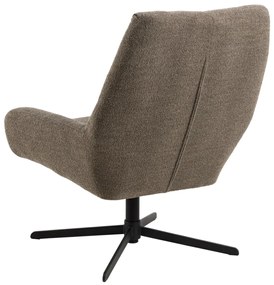Actona Otočné kreslo Paris - taupe / čierna