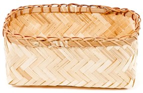 Súprava 3 úložných bambusových košíkov Compactor Natural Bamboo