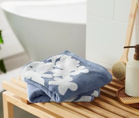 Žakárové uteráky, 2 ks, modré