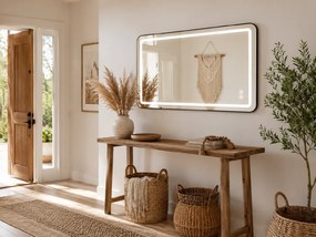 LED zrkadlo 50x70 cm