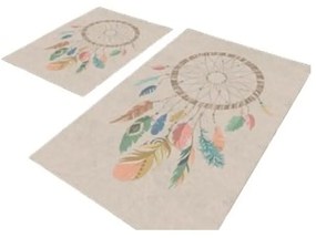 Béžové kúpeľňové predložky v súprave 2 ks 60x100 cm – Mila Home