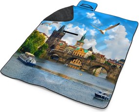 Sablio Plážová deka Praha Karlov most 2: 200x140 cm
