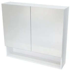 Zrkadlová skrinka Naturel Vario Dekor 75x68,6 cm lamino biela VARIOG75BI, 1 ks