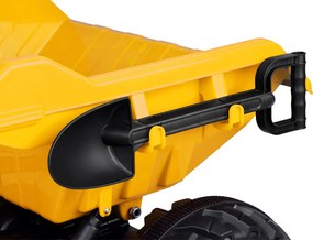 JOKOMISIADA Akumulátorový traktor s prívesom a sklopnou korbou PA0347 žltý