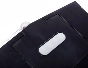 Exteriérové solárne nástenné LED svietidlo Solar, 1x LED 15w, čierna, pohybový senzor, ovládač