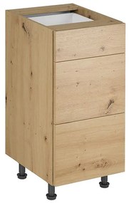 Skrinka do kuchyne Langen d40s3 push dub artisan