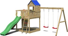 Marimex | Detské ihrisko Marimex Play Basic 014 + zelená šmykľavka | 11640645