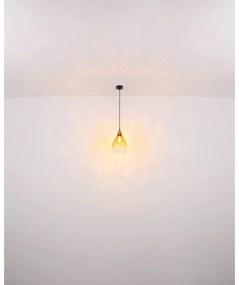 Globo 15786H - Luster na lanku SALVY 1xE27/60W/230V pr. 21 cm oranžová