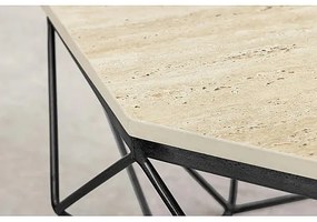 Konferenčný stôl Diamond 45205 Ø70cm Travertine  - Komfort-nábytok