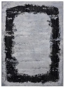 Dywany Łuszczów Kusový koberec Core A004 Frame black/light grey - 200x290 cm