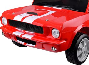 JOKOMISIADA Detské autíčko na batériu SHELBY GT 350 Classic pre dvoch PA0336 červené
