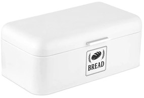 Retro chlebník s vekom a rukoväťou XL RD51591, biela