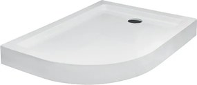 Besco Asymetrická sprchová akrylátová vanička SATURN AS 100x80 (120x90) IP BESCO-Rozmery: 100x80, BESCO-Orientácia: Ľavá