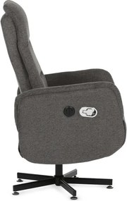 Polohovacie kreslo béžové, elektrické TV-C5479 GREY2
