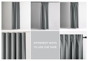 Sivý zatemňovací termo záves 140x245 cm Pleat – Restilo