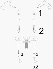 Luster na lanku KEM 7xE27/40W/230V zlatý