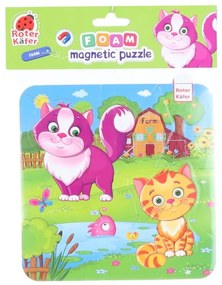 Roter Kafer Měkké magnetické puzzle Kočky na venkově