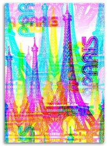 Gario Obraz na plátne Neon Paris Rozmery: 70 x 100 cm