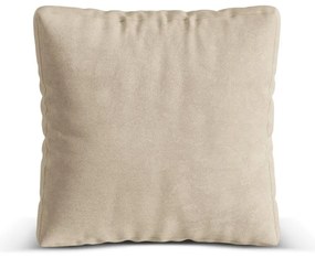 Béžový zamatový vankúš k modulárnej pohovke Martina – Micadoni