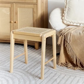 Taboret | KARNIKA | ratanowy | 37x30x42 cm | 869292