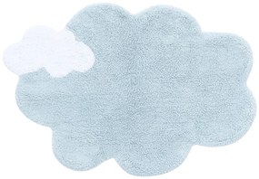 Svetlomodrý prateľný ručne tkaný bavlnený detský koberec 70x100 cm Mini Dream – Lorena Canals