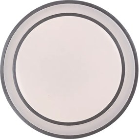 Rabalux 2131 - LED stmievateľné stropné svietidlo LUPITA LED/40W/230V strieborné + diaľkové ovládanie