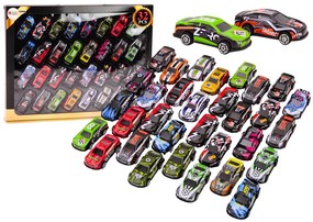 LEAN TOYS Sada autíčok s pohonom, farebné - 32 kusov