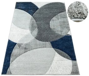 Koberec Kandy N390A sivý / modrý