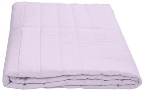 Letný paplón prešívaný 140x200 cm s obliečkou na vankúš SUMMER 45x75 cm, fialový