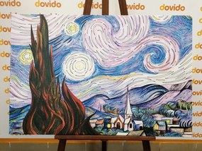 Obraz reprodukcia Hviezdna noc - Vincent van Gogh