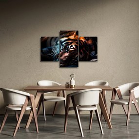 Obraz ležiaceho tigra (90x60 cm)