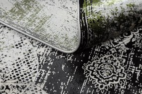 Moderný koberec VINCI 1516 Rozeta vintage - Štrukturálny farba slonoviny / zelená Veľkosť: 180x270 cm