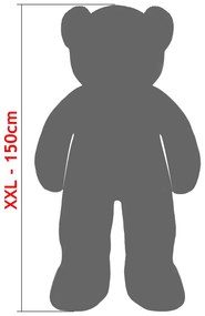 InternetovaZahrada Plyšový medveď XXL 150 cm - hnedý