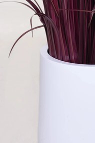 Kvetináč VEKRA, výška 40 cm, sklolaminát, biely