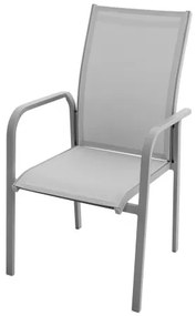 Doppler EXPERT PLUS AVERSA TEAK - 7-dielna hliníková jedálenská súprava