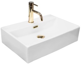 Rea Bonita G, umývadlo na dosku 51x36 cm, biela, REA-U5521