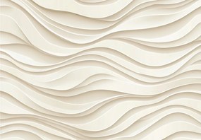 Fototapeta - 3D línie vĺn (147x102 cm)